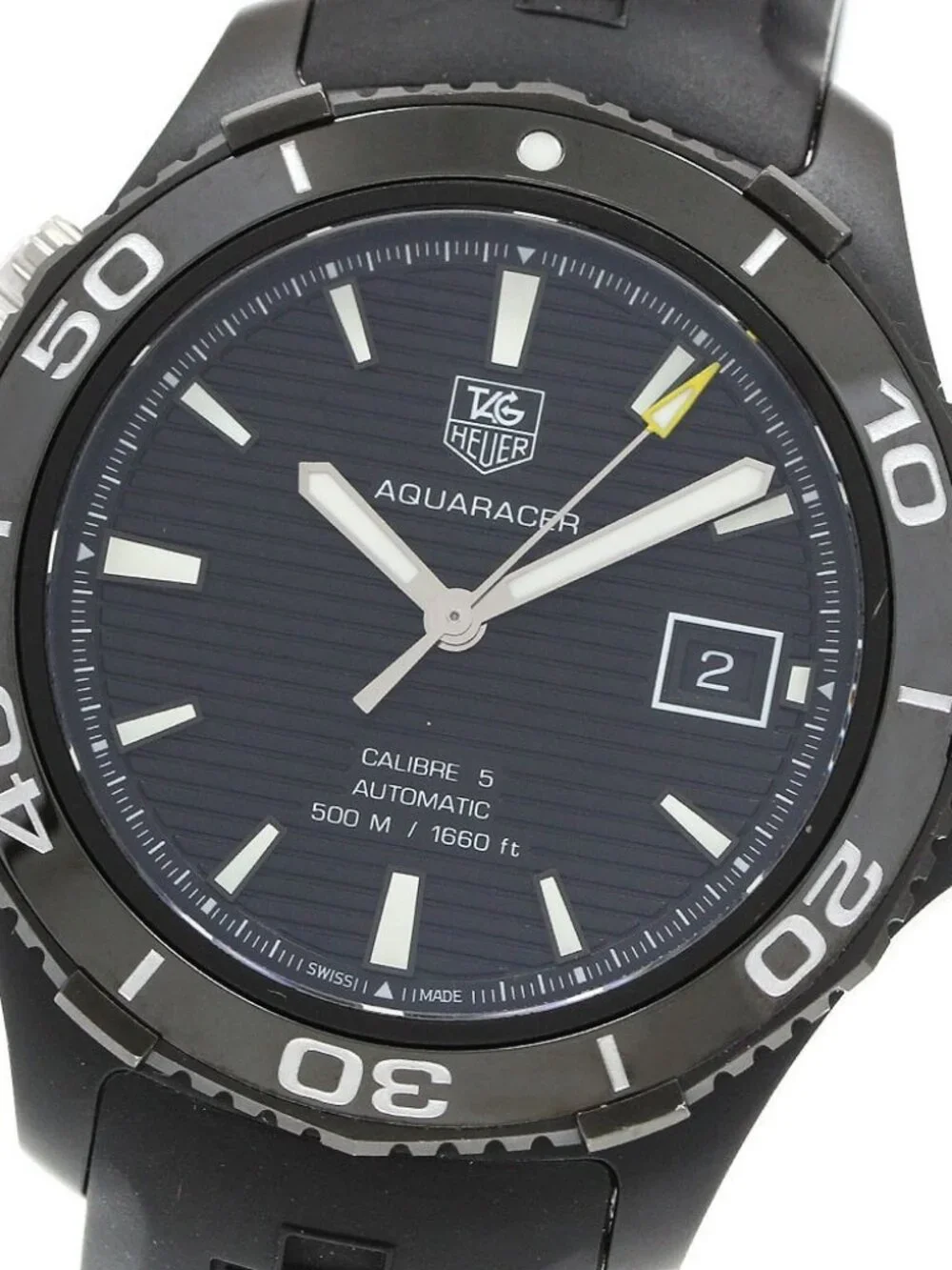 TAG HEUER Aqua racer WAK2180.FT6027 Caliber 5 black Dial Automatic Men's_960529